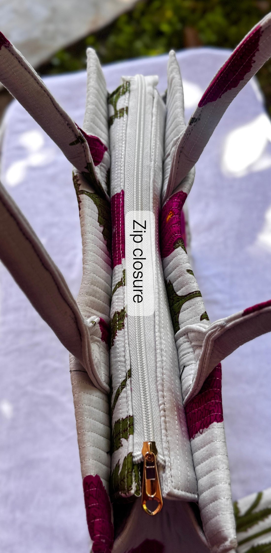 Heritage Garden Handblock Handbag