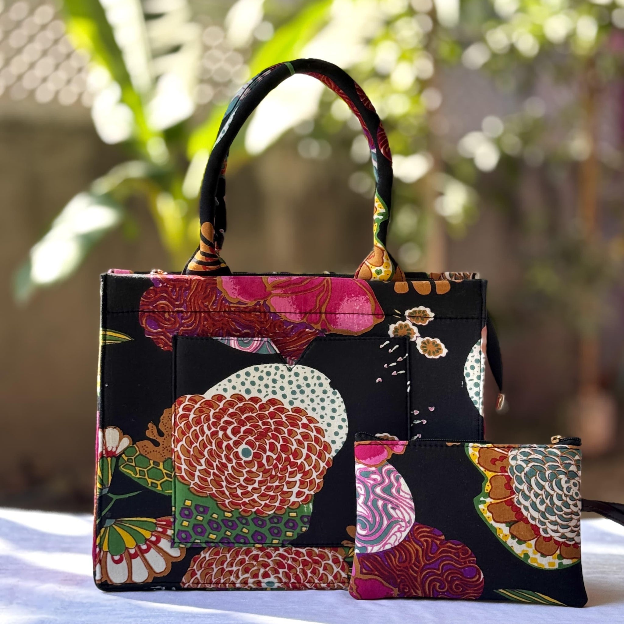 Universe Handblock Handbag