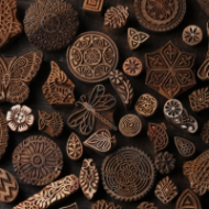 Handblock print product reference photo